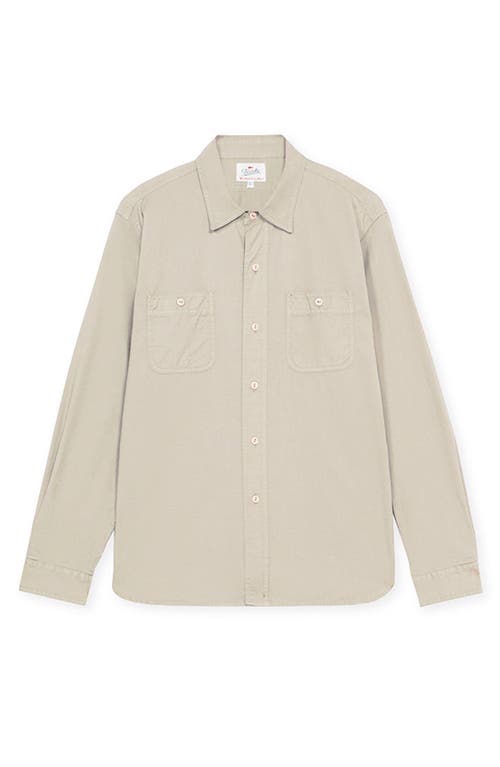 Fortela Workt Cotton Shirt In Neutral
