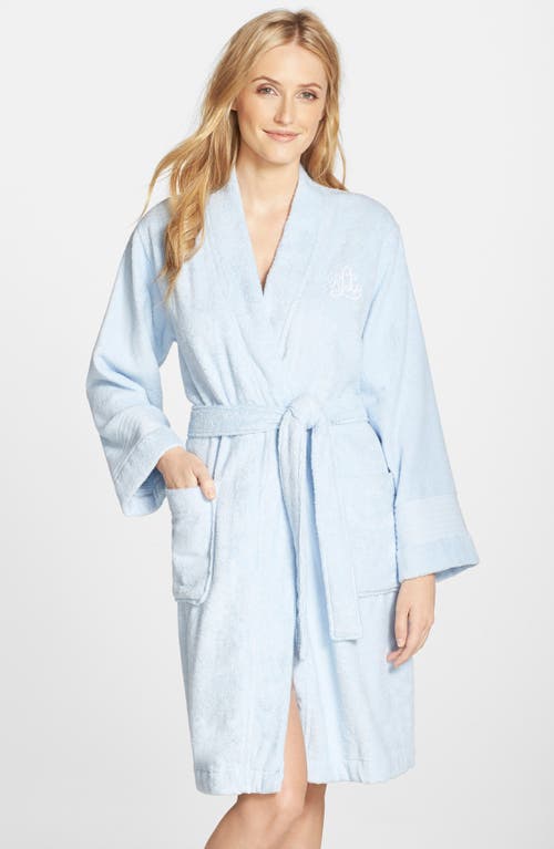 Ralph Lauren Lauren Cotton Terry Robe In Estate Blue