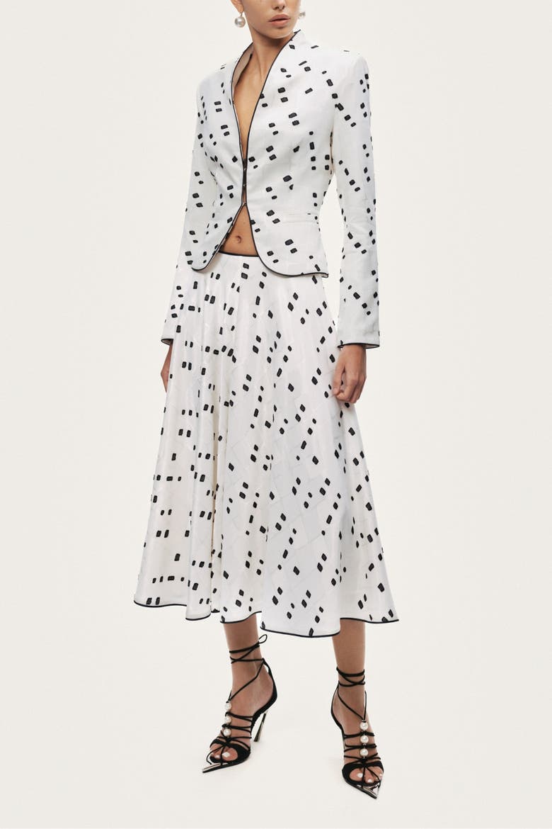 Printed Tailored Jacket, Alternate, color, Multi-Colored