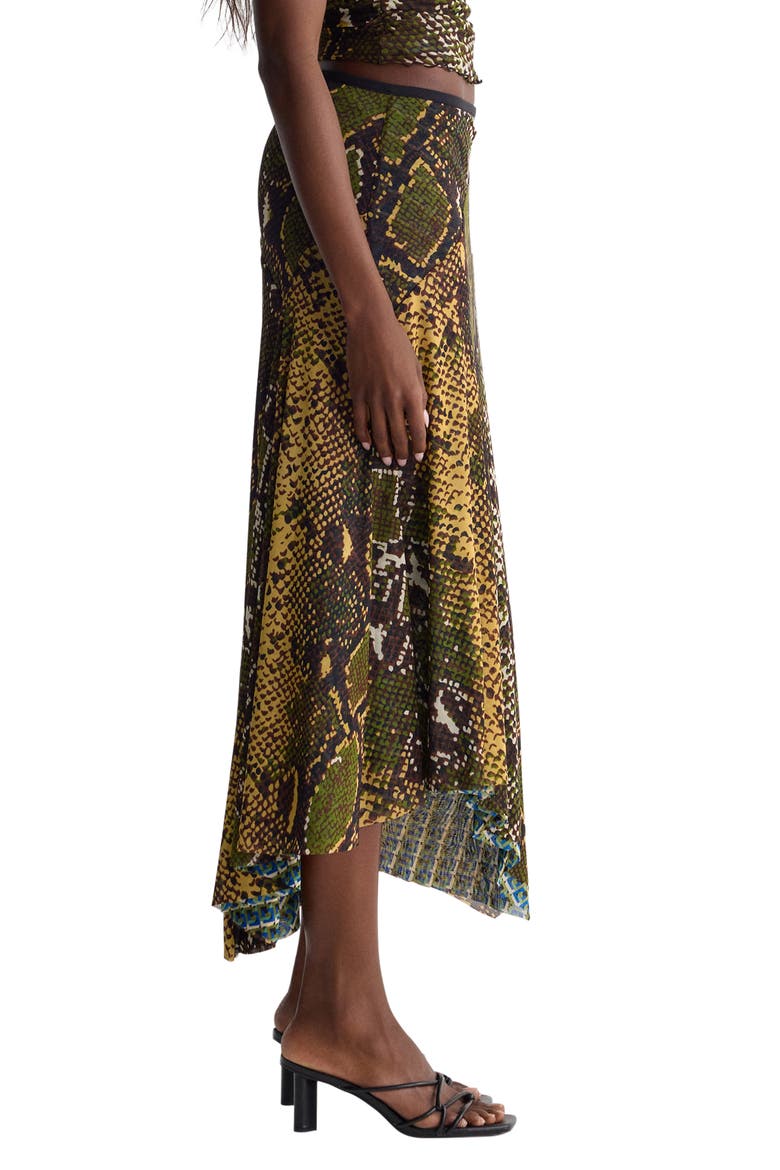 Hedi Midi Skirt, Alternate, color, SERPENTE CARAWAY/GEO PESTO