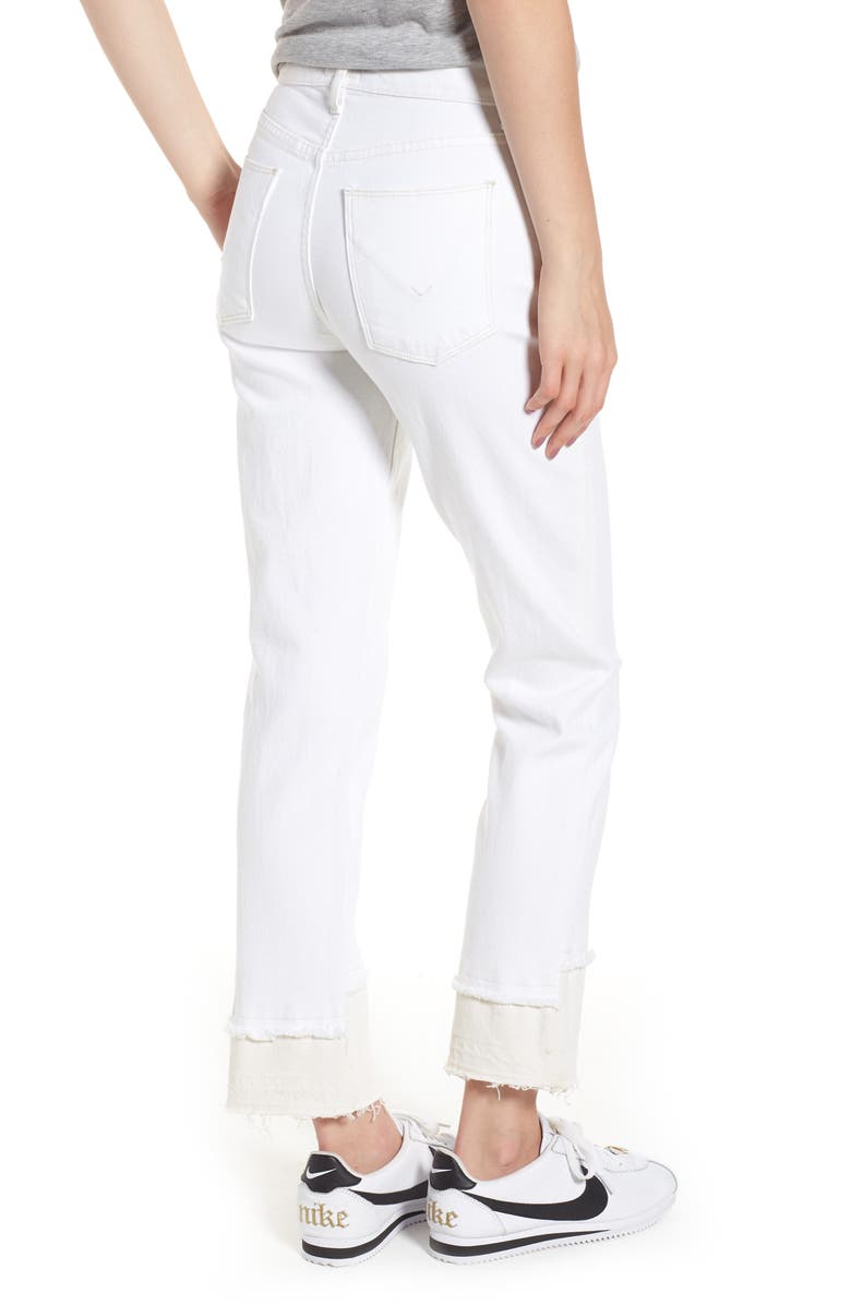 Hudson Jeans Zoeey High Waist Crop Straight Leg Jeans, Alternate, color,