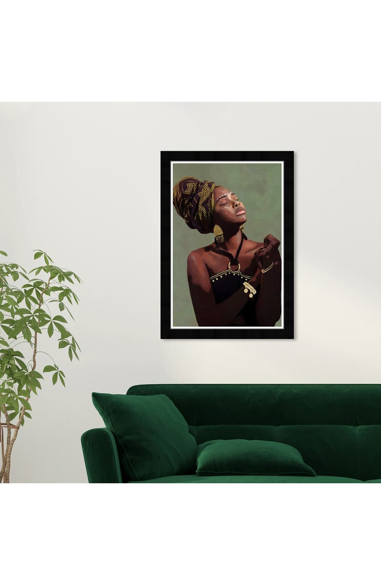 Wynwood Studio 'Portrait of Strength' People and Portraits Wall Art\n, Alternate, color, Brown