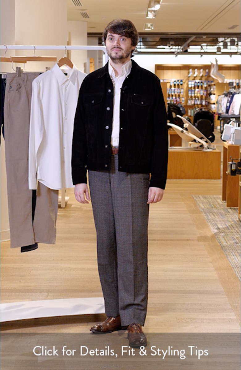 Dart Suede Trucker Jacket, sales video thumbnail