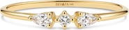 DEVATA Trio Lab Grown Diamond Ring in 14K Gold