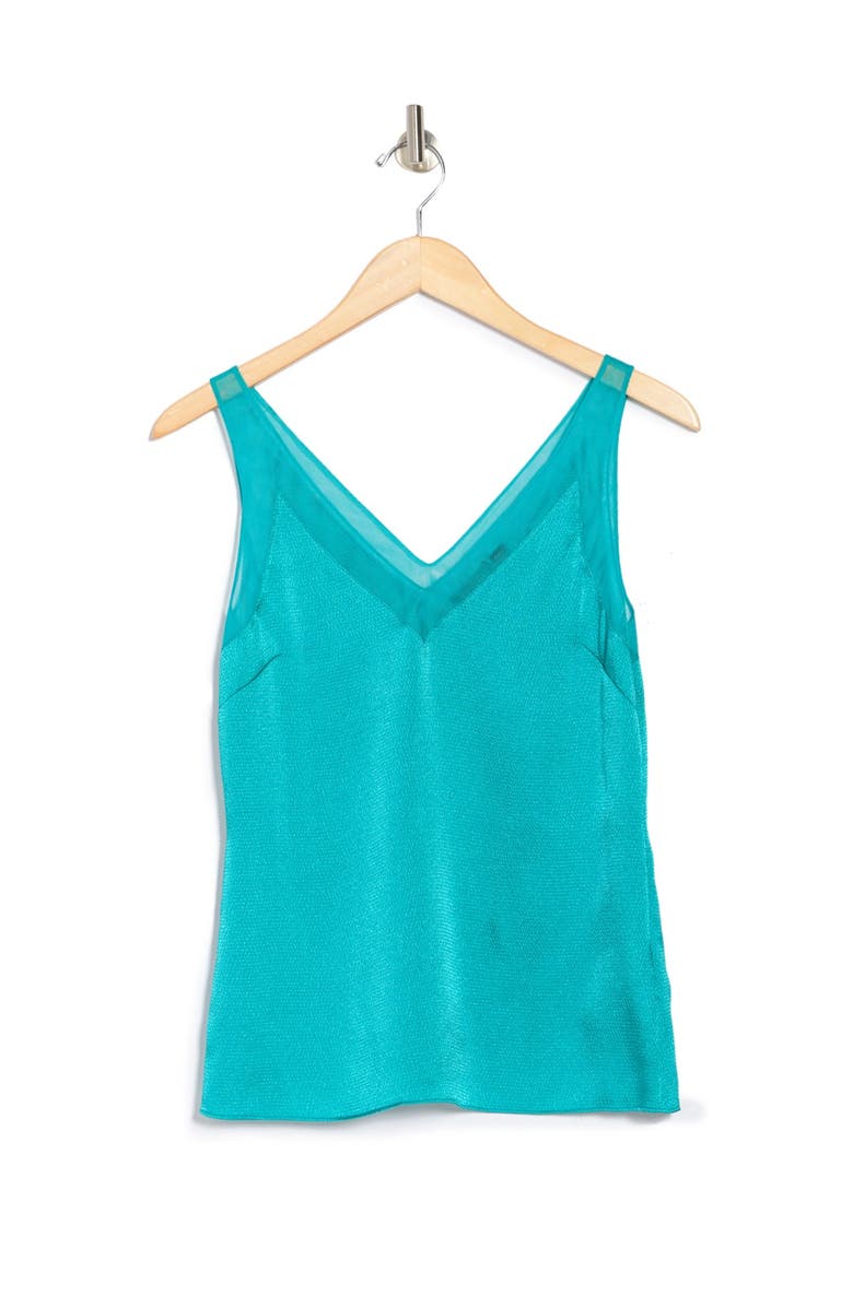 Ted Baker London V-Neck Mesh Trim Camisole, Alternate, color,