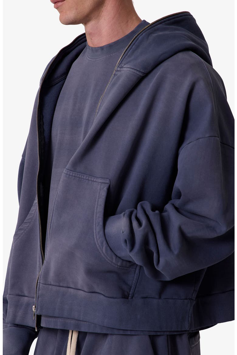 Cotton Hoodie, Alternate, color, WASHED NAVY
