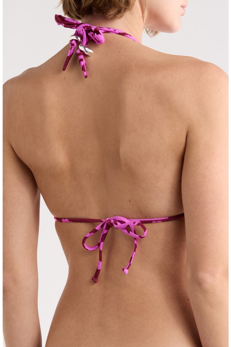 Ponche Triangle Bikini Top, Alternate, color, OCEANA PONCHE