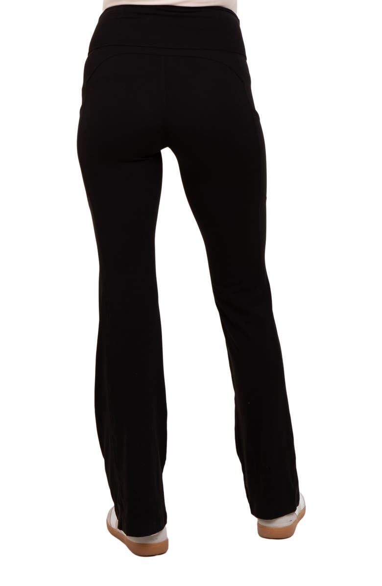 PinkBlush Active Pocket Flared Leggings, Alternate, color, 