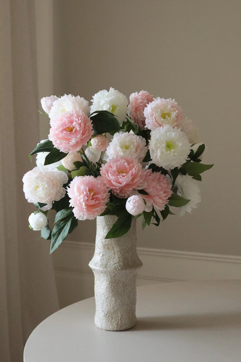 Peony Bouquet, Alternate, color, Light Pink