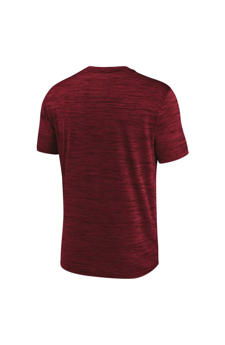 Nike Men's Nike Crimson Alabama Crimson Tide Campus Center Stack Velocity Dri-FIT T-Shirt, Alternate, color, Crimson