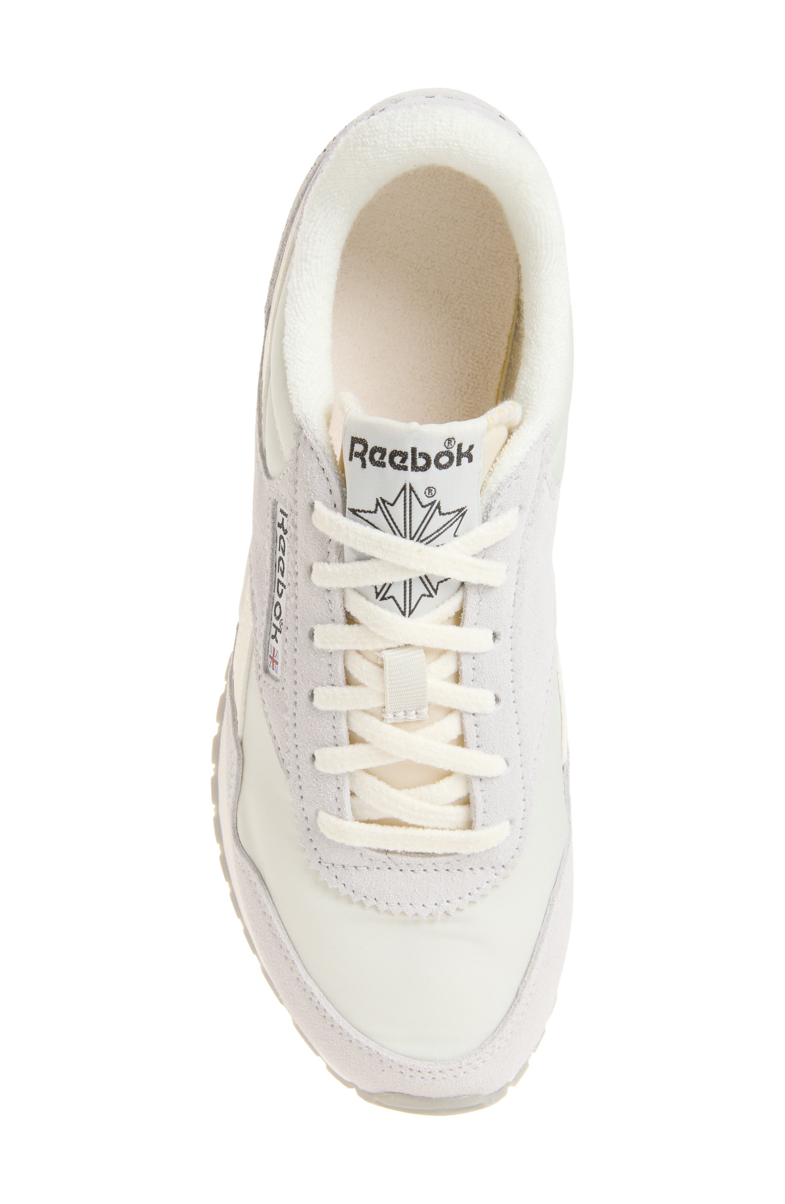 Classic AZ Leather Sneaker, Alternate, color, GREY GREY1 CHALK