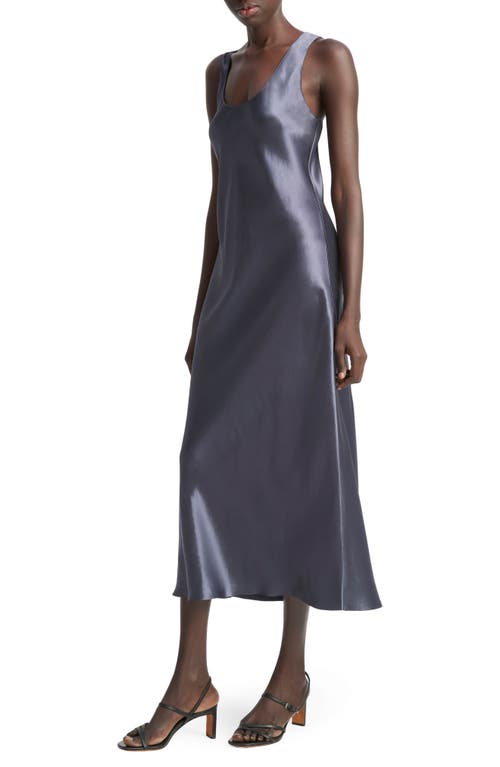 Vince Bias Tank Dress In Night Lake In Night Lake