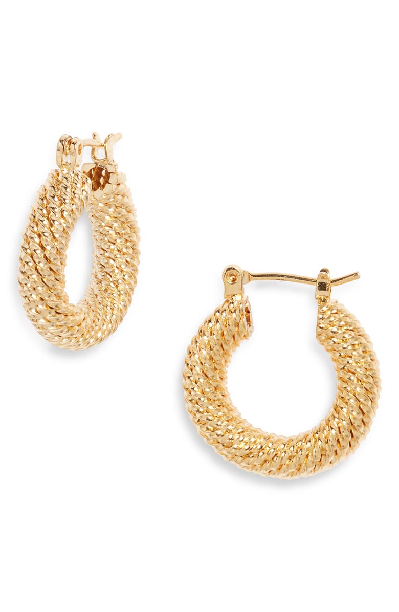 Set & Stones Isabelle Hoop Earrings, Main, color, Gold