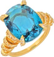 YS GEMS London Blue Topaz Ring