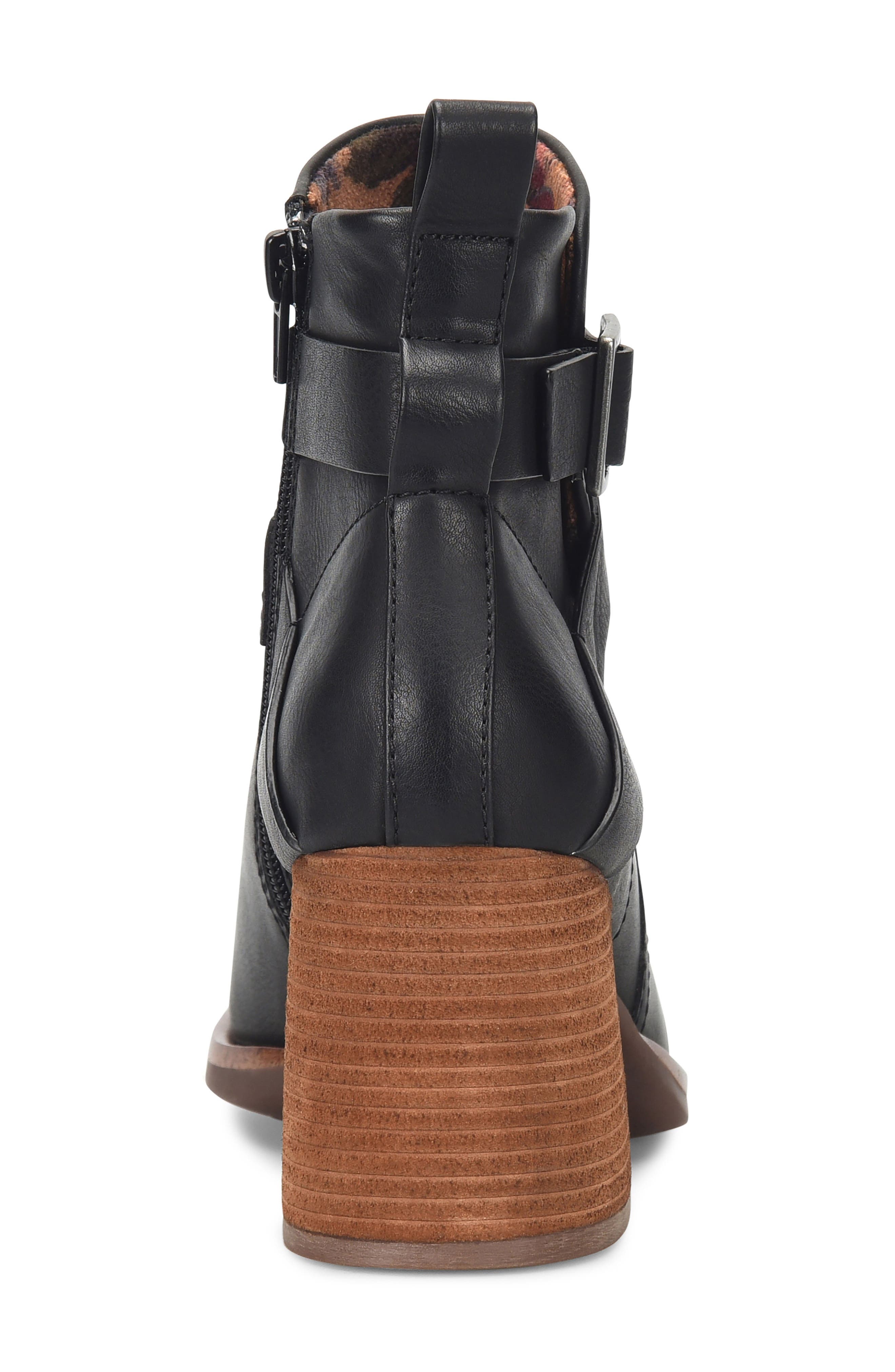 KORKS Shyla Block Heel Bootie, Alternate, color, Black