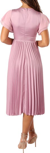 Nova Flutter Sleeve Midi Dress