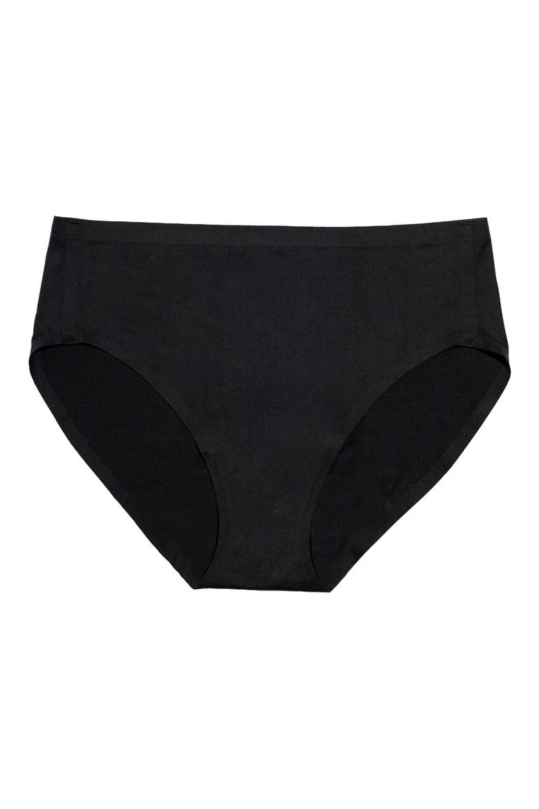 Seamless Briefs, Alternate, color, BLACK