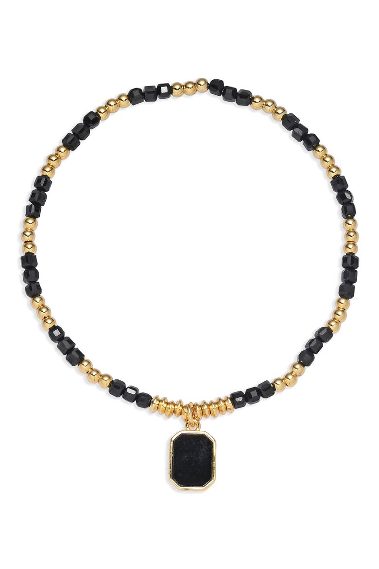 Set of 3 Beaded Bracelets, Alternate, color, GOLD