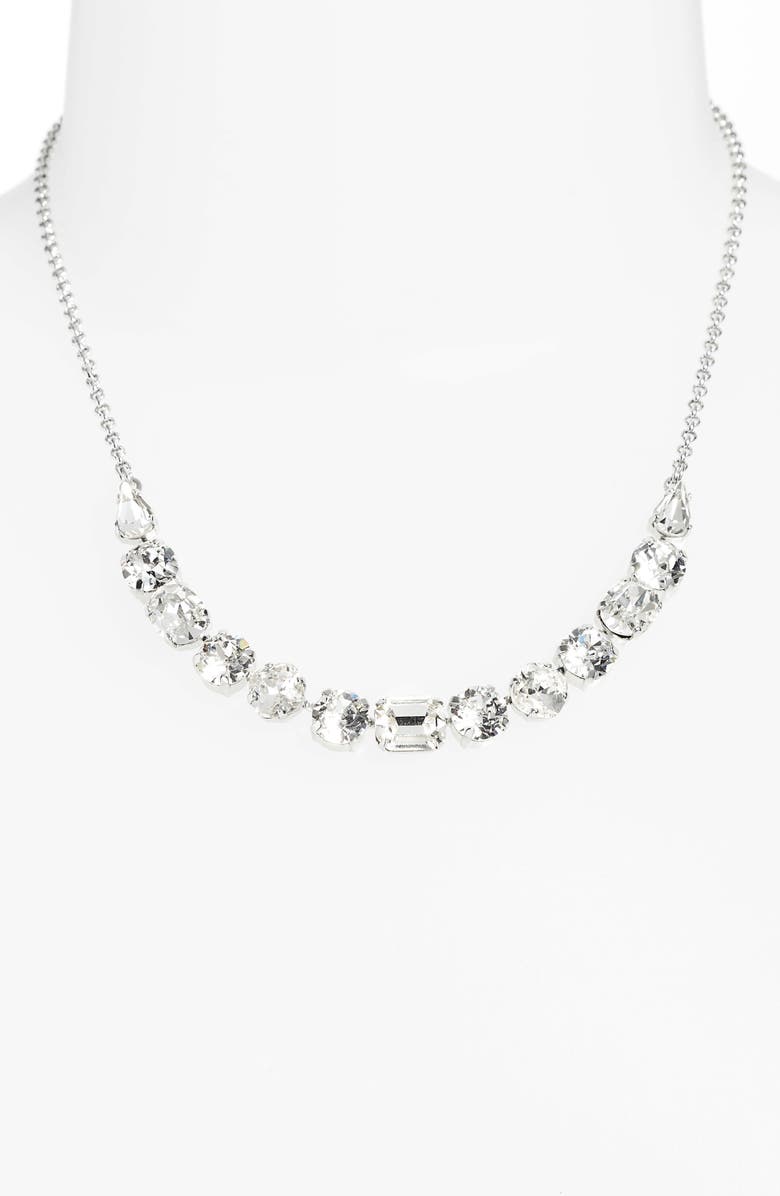 Sorrelli Tansy Crystal Necklace, Alternate, color, 