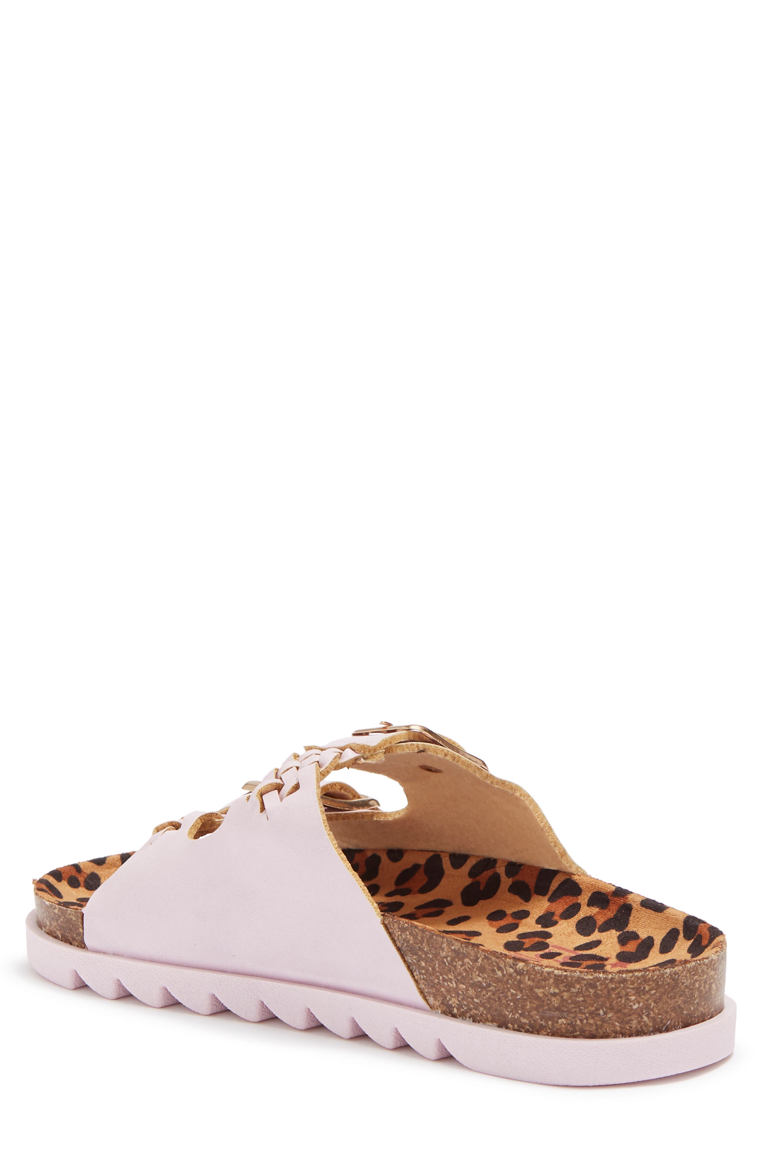 OLIVIA MILLER Double Buckle Slide Sandal (Women) | Nordstromrack