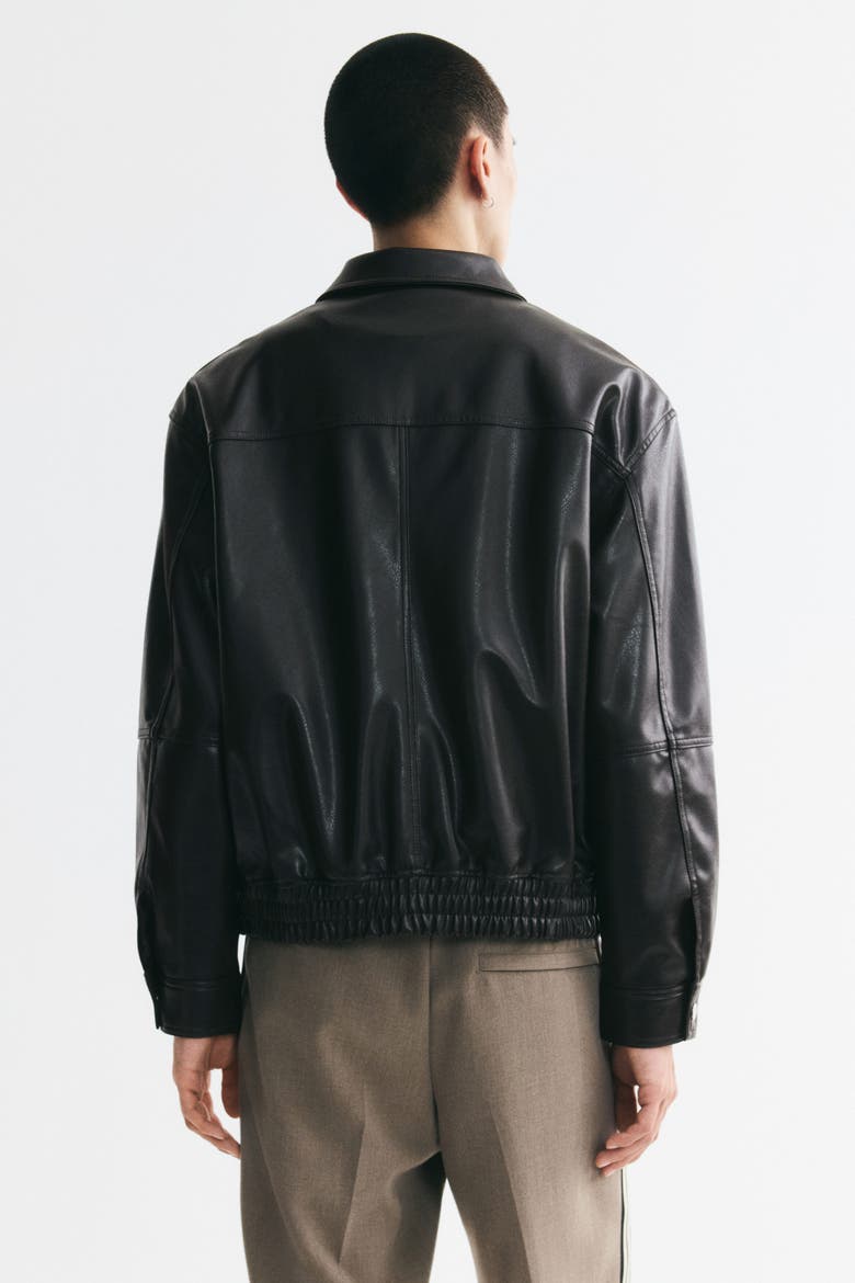 Coated Blouson Jacket, Alternate, color, Dark brown