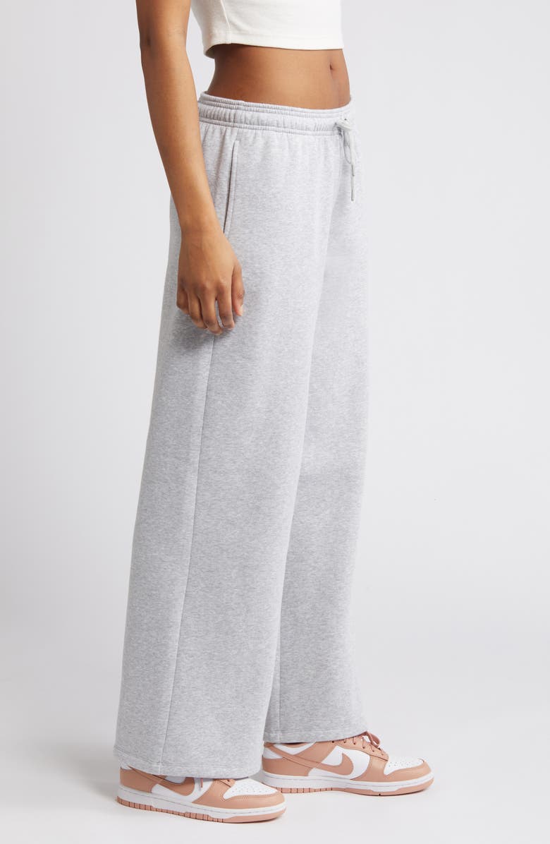 BP. Wide Leg Fleece Pants, Alternate, color, 