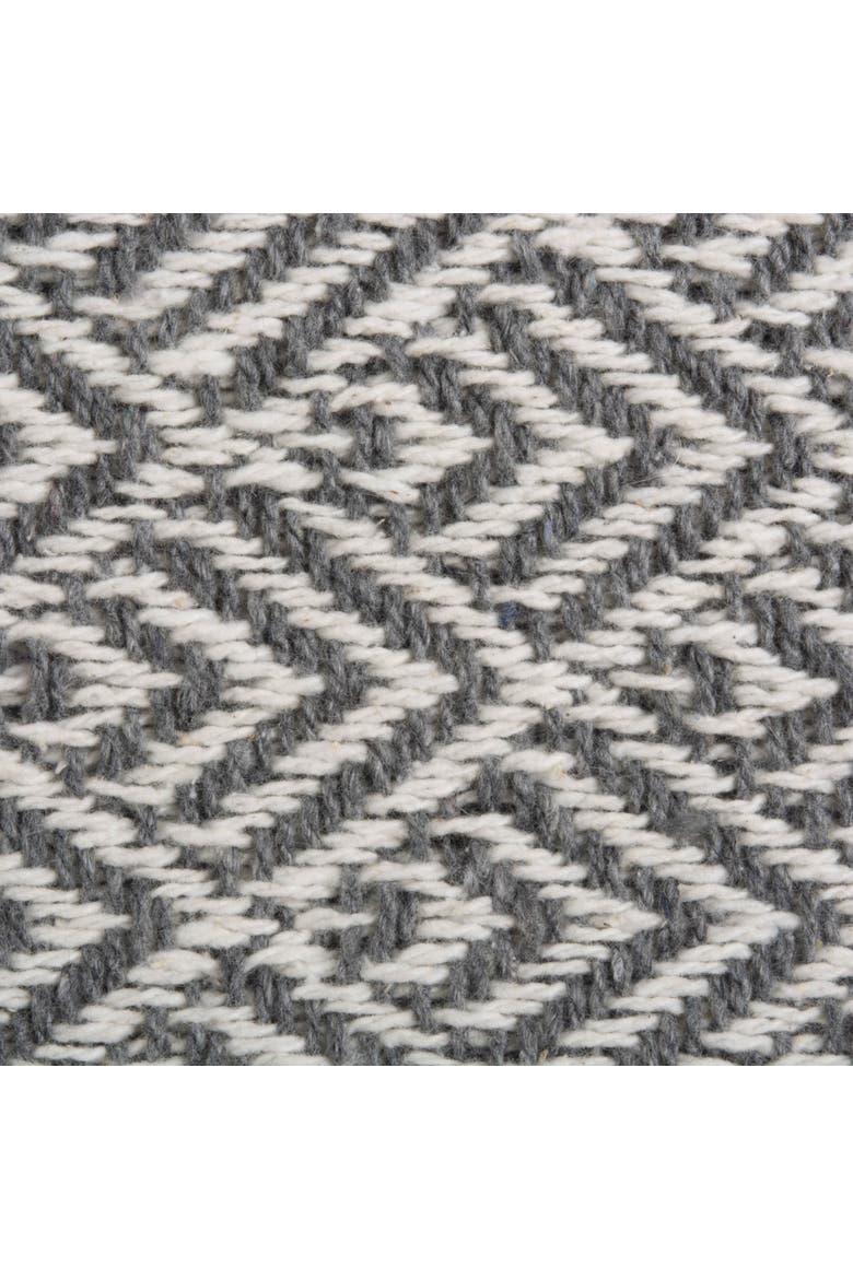Jacquard Diamond 15x72" Table Runner, Alternate, color, Gray