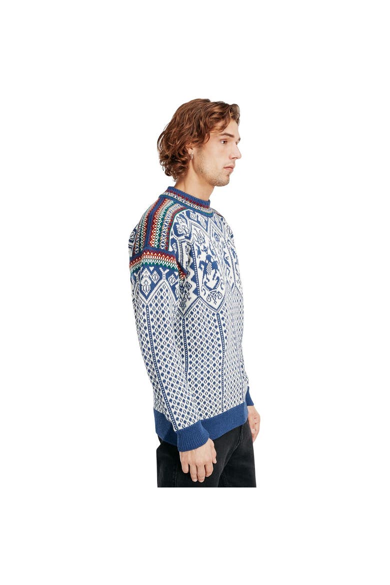 1994 Sweater - Men's, Alternate, color, Indigo/Mustard/Bottle Green