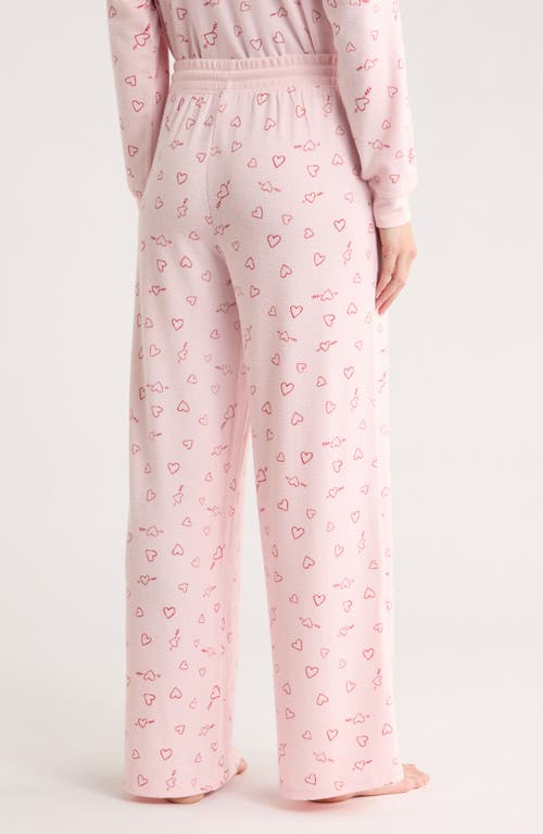 Abound Easy Cozy Wide Leg Pajama Pants In Pink