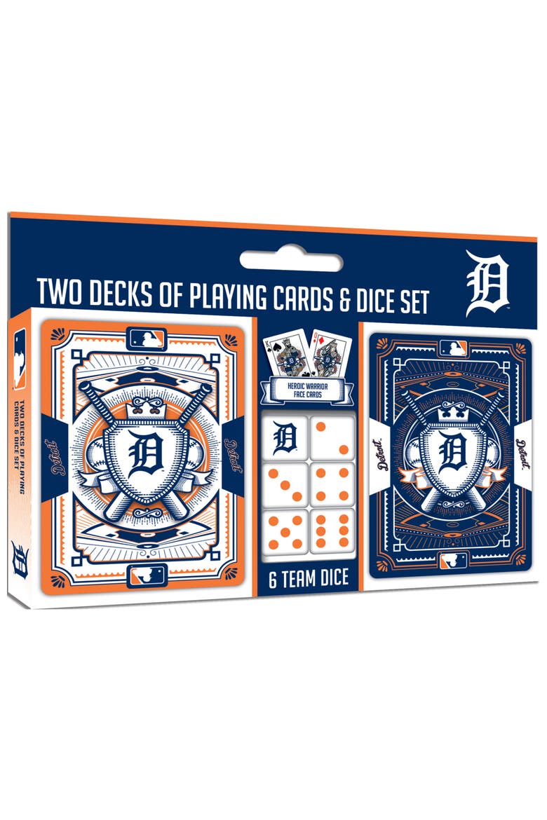 Detroit Tigers Playing Cards & Dice, Main, color, Multicolor