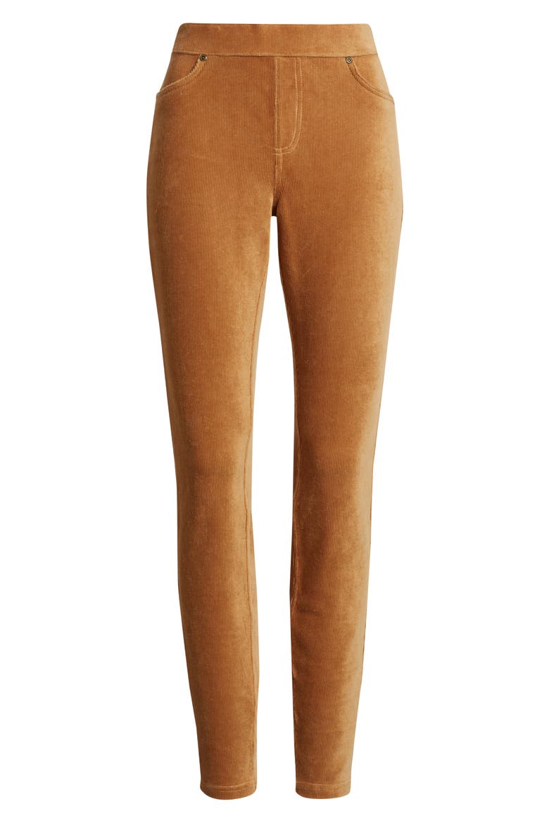 Classic Stretch Corduroy Leggings, Alternate, color, CAMEL