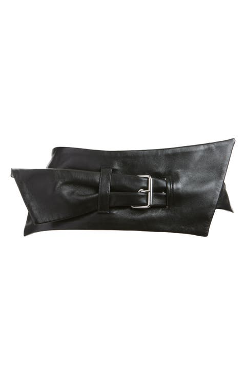 Caren Biker Lambskin Leather Belt