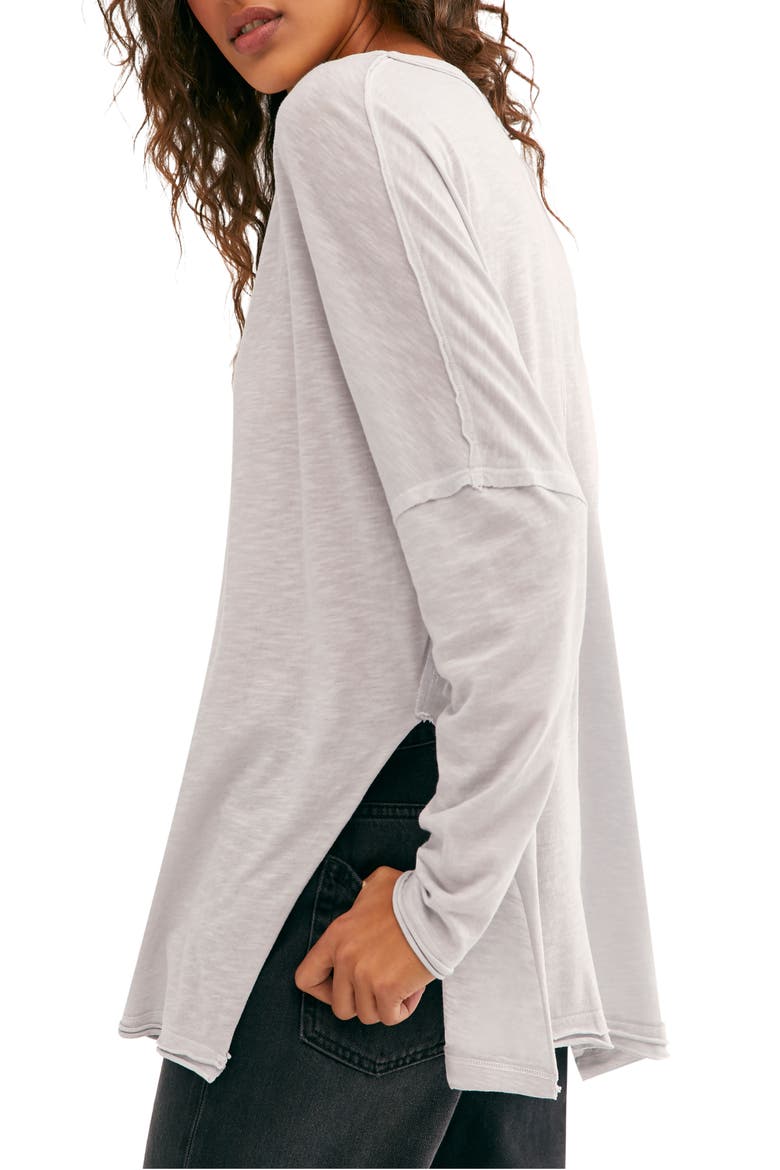 We the Free On My Mind V-Neck Shirt, Alternate, color, ICE CRYSTAL