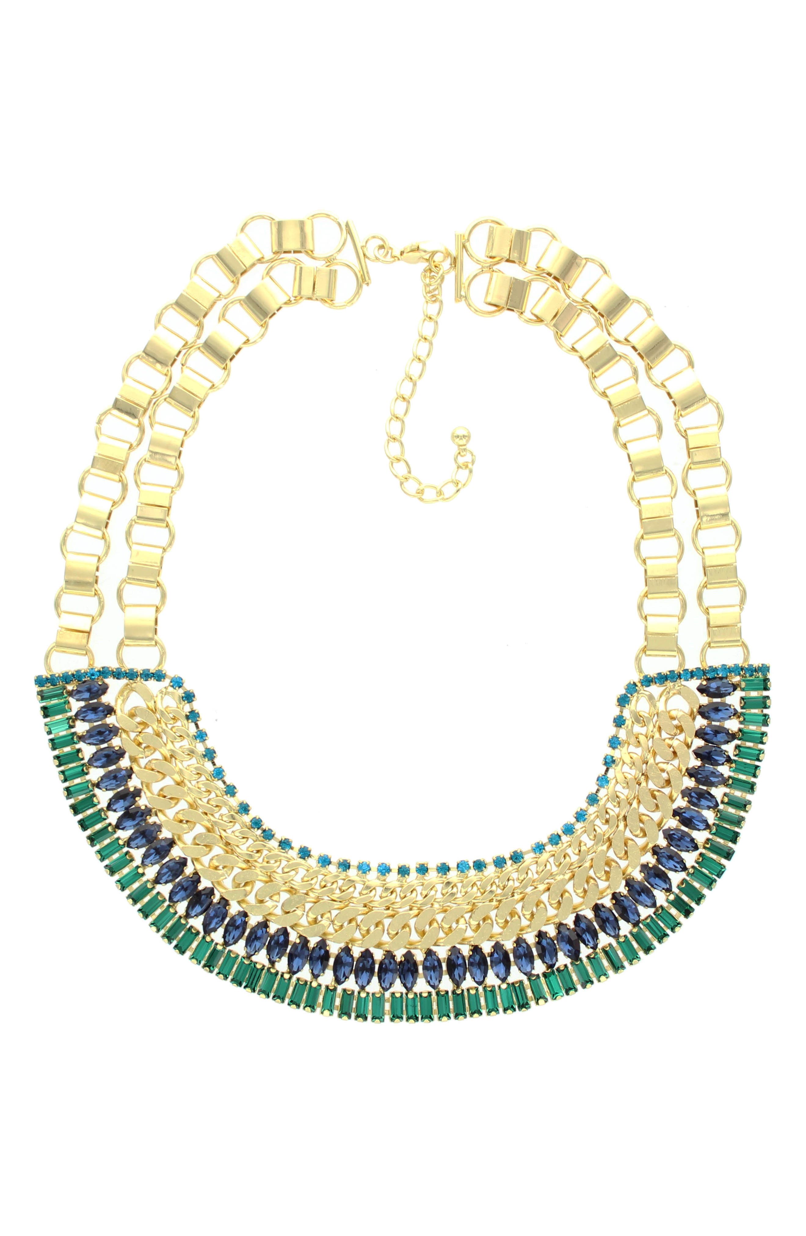 OLIVIA WELLES Colette Bib Necklace