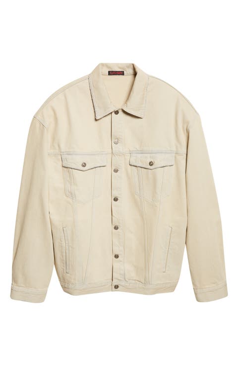 Oversize Cotton Denim Jean Jacket