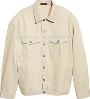 LU'U DAN Oversize Cotton Denim Jean Jacket