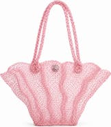 BRUNNA.CO The Arus Mesh Wire  Bag in Pink