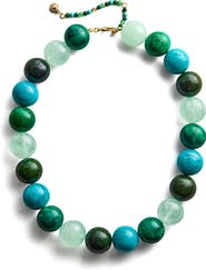BaubleBar Jane Rainbow Semiprecious Beaded Necklace