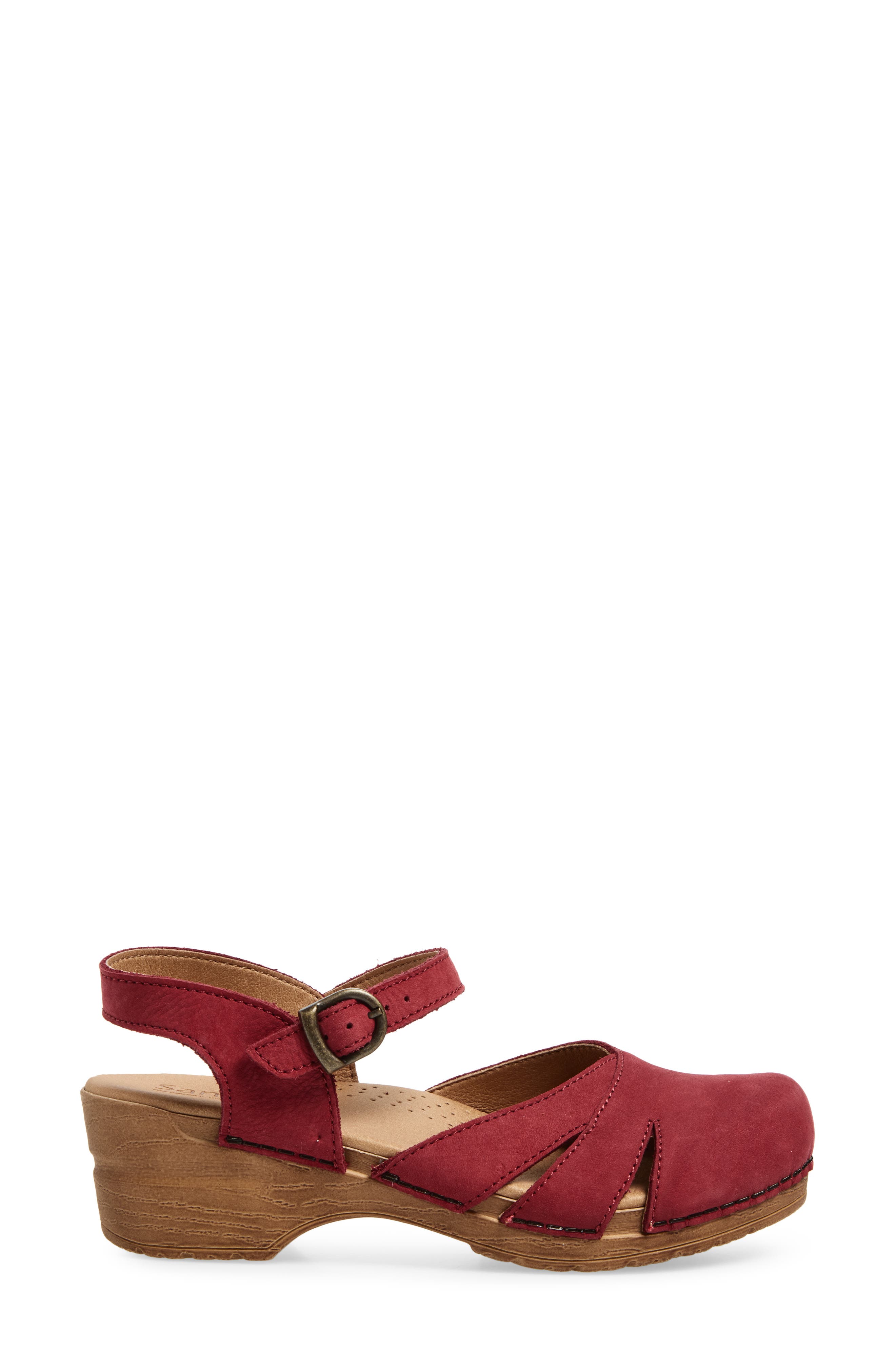 Sanita Margrethe Sandal, Alternate, color, Red