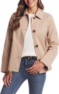 Gallery Button Front Water Resistant Raincoat
