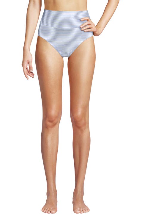 Chlorine Resistant Pinchless High Waisted Bikini Bottoms