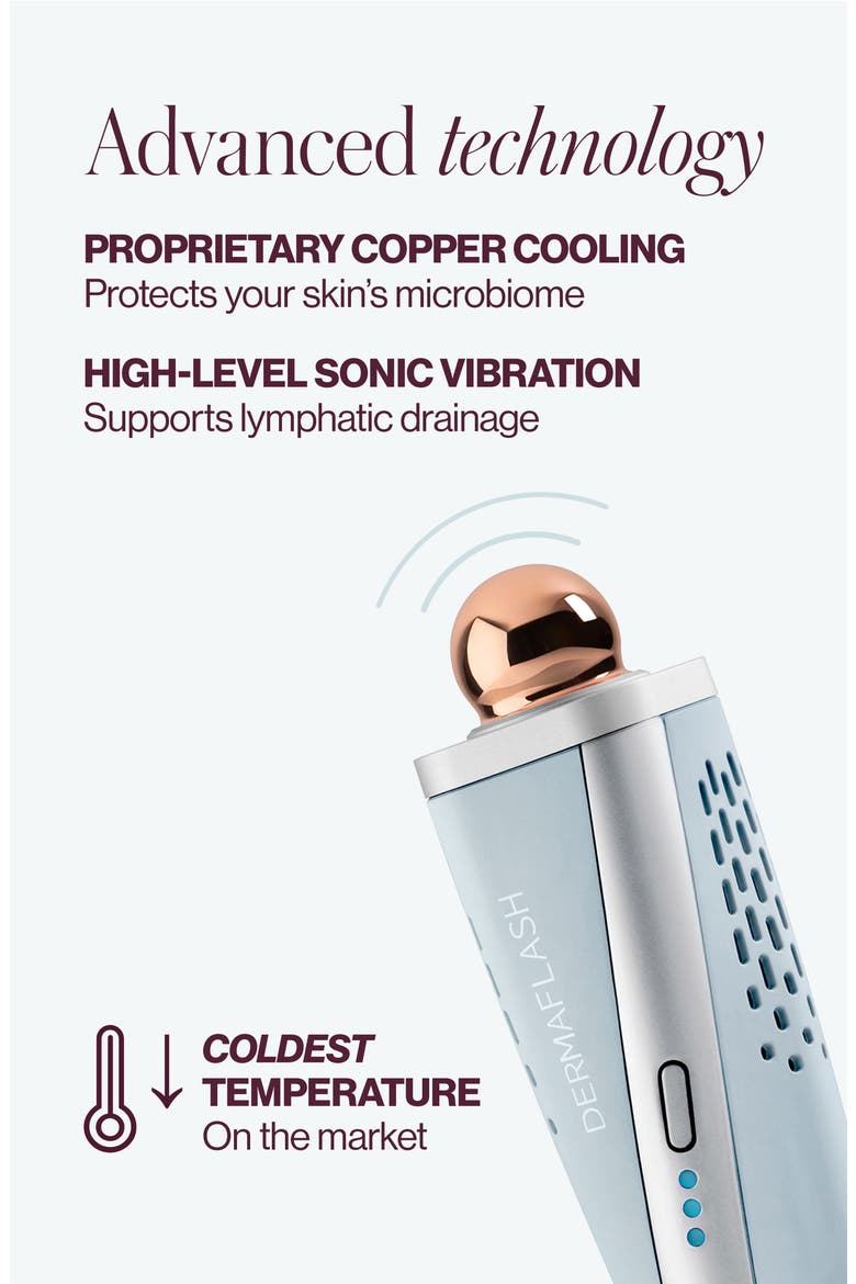 DERMAFLASH® Cool Sonic Depuffing Tool, Alternate, color, NO COLOR
