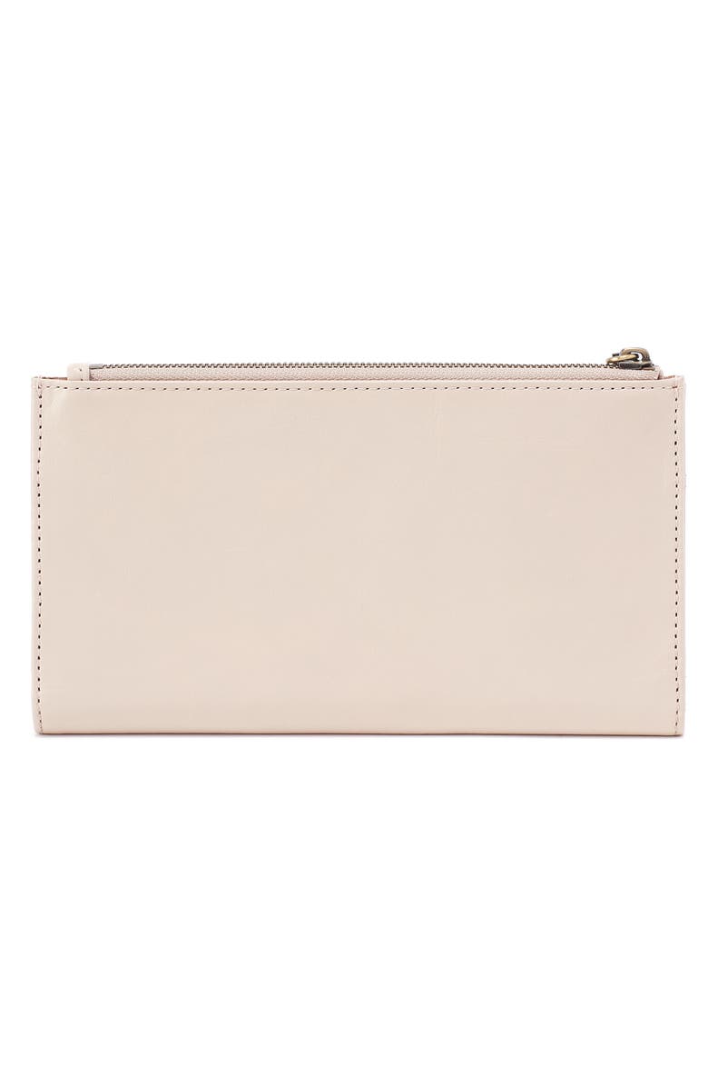 HOBO Large Jill Leather Bifold Wallet, Alternate, color, Pale Flax