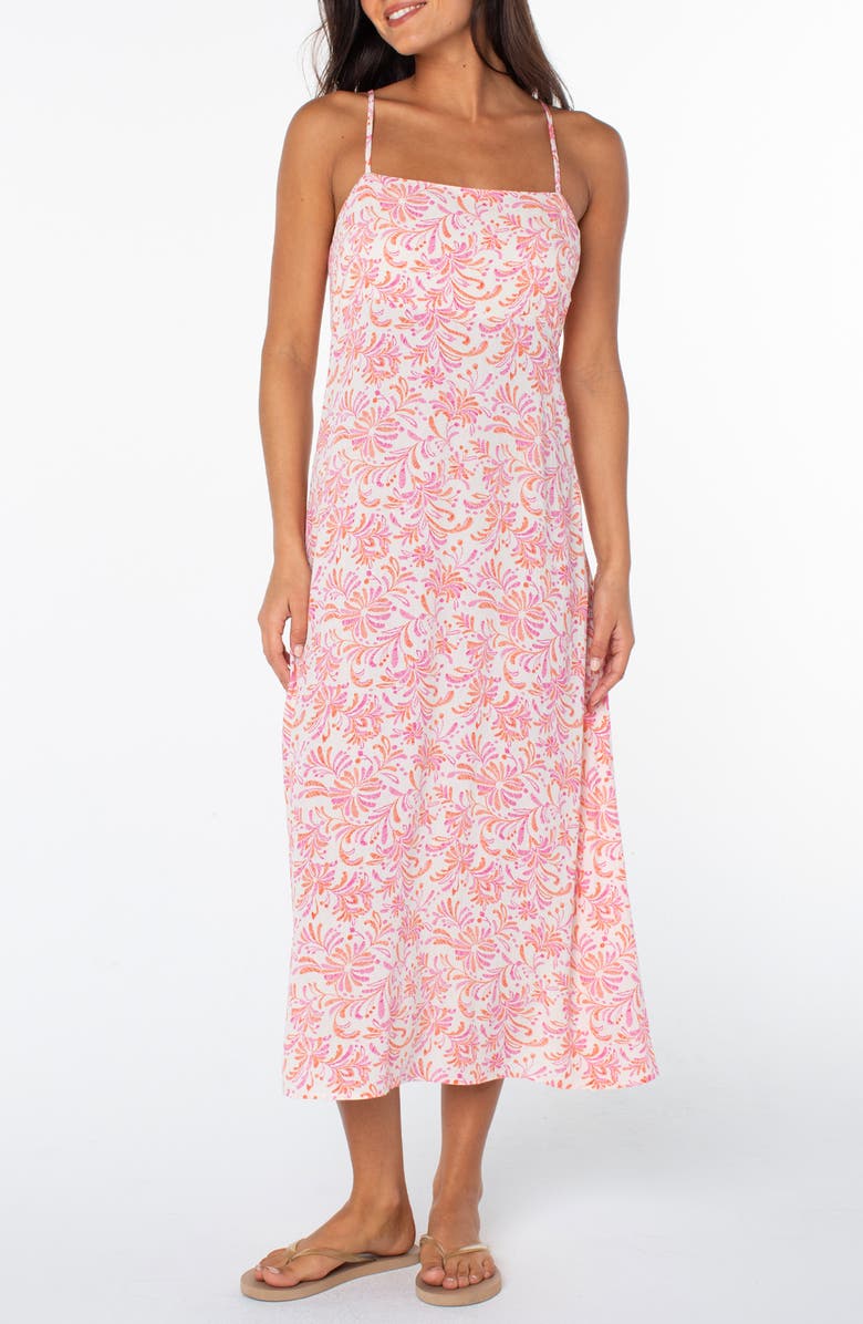 Roxy Balmy Sunset Midi Sundress, Main, color,