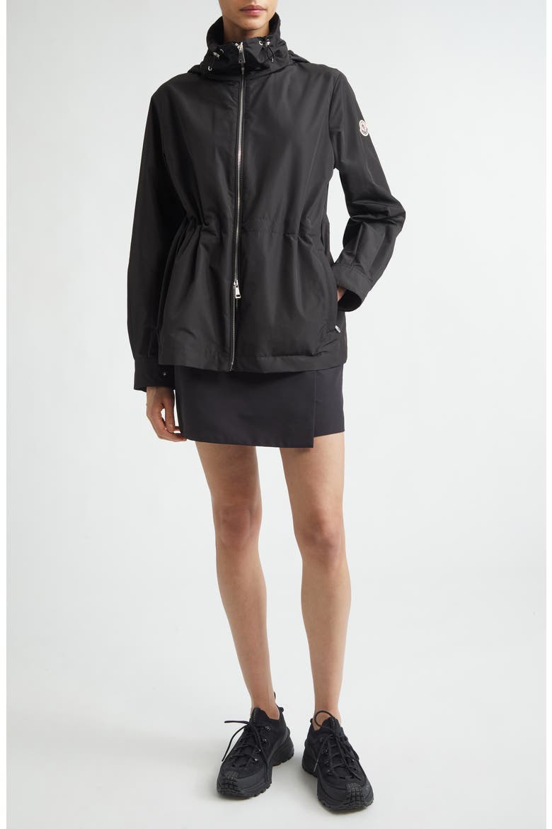 Enette Hooded Jacket, Alternate, color, BLACK