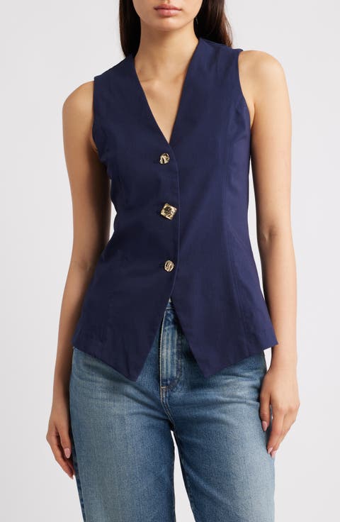 Button Front Vest