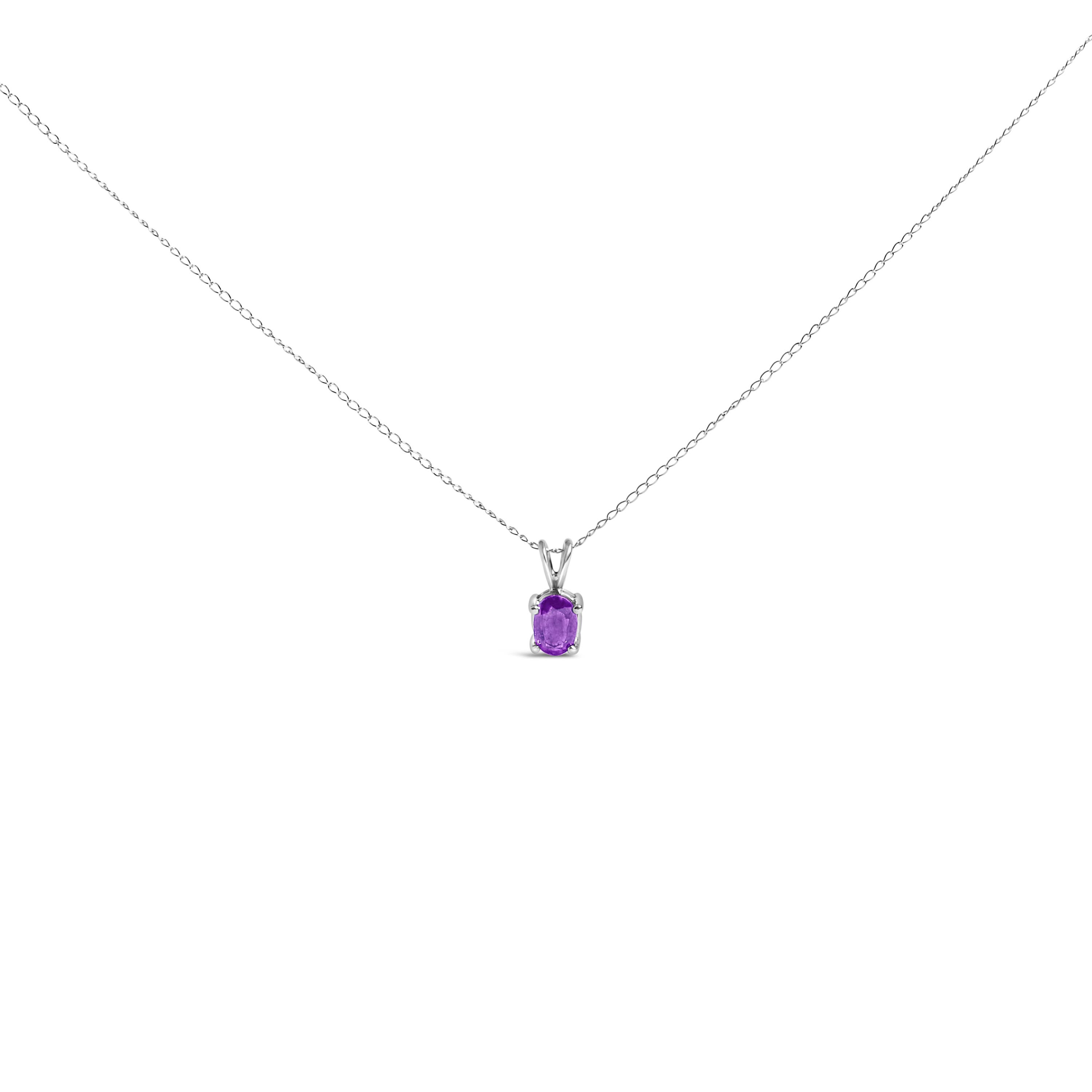 Purple Amethyst | White