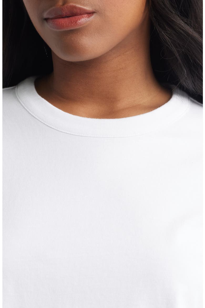 Back Pleat Classic T-Shirt, Alternate, color, WHITE