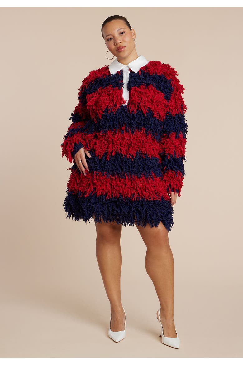 Rugby Sweater Dress, Alternate, color, RUGBY STRIPE