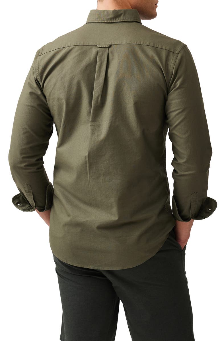 Rodd & Gunn Gunn Oxford Cotton Button-Down Shirt, Alternate, color, Forest